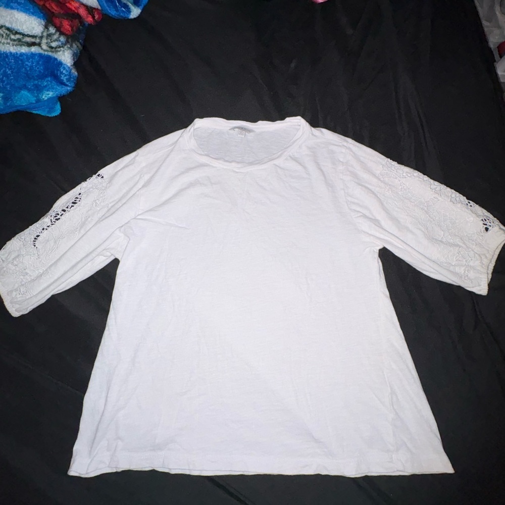 Lucky Brand White Casual Top